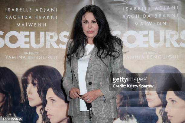 Director Yamina Benguigui attends the "Soeurs" premiere at UGC Cine-Cite Les Halles on June 29, 2021 in Paris, France.