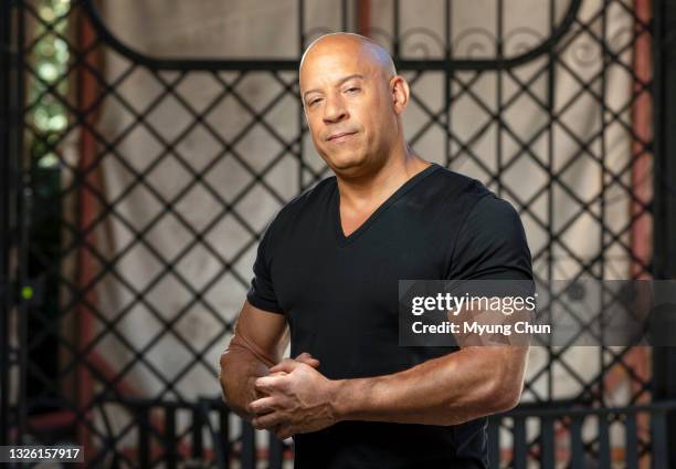 Actor Vin Diesel is photographed for Los Angeles Times on June 12, 2021 in Universal City, California. PUBLISHED IMAGE. CREDIT MUST READ: Myung J....