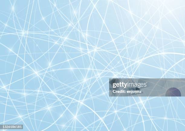 stockillustraties, clipart, cartoons en iconen met light blue data network background - draadloze technologie