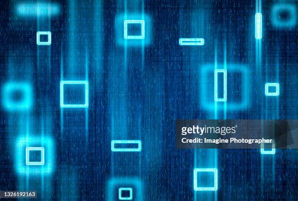 abstract, illustration digital rendering rectangular graphic blue sea background. - code of conduct stock pictures, royalty-free photos & images