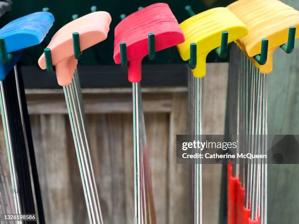 Mini Golf Putter Rack Miniature Golf At Home Photos and Premium High Res Pictures - Getty Images