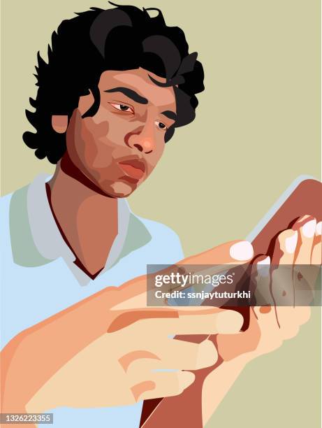 students different type of expression and work, - self study stock illustrations
