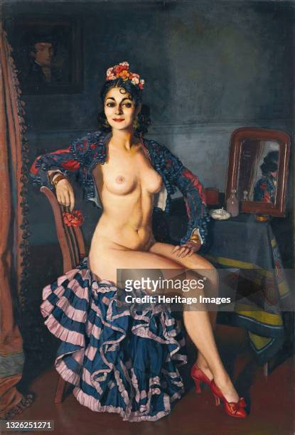 La Bella Oterito , 1936. Found in the collection of Espacio Cultural Ignacio Zuloaga. Artist Zuloaga y Zabaleto, Ignacio .