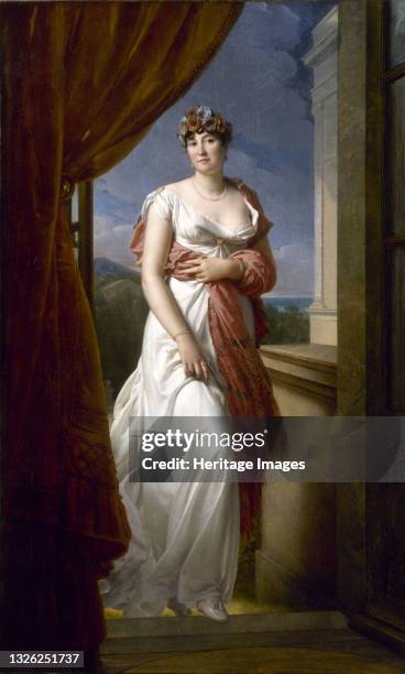 Portrait of Thérésa Cabarrus, Madame Tallien , 1805. Found in the collection of Musée Carnavalet, Paris. Artist Gérard, François Pascal Simon .