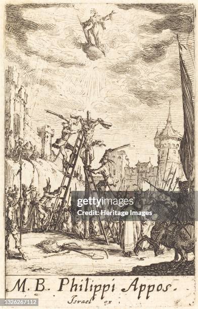 The Martyrdom of Saint Philip, circa 1634/1635. Artist Jacques Callot.