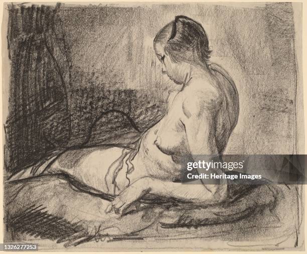 Nude Girl Reclining, 1919. Artist George Wesley Bellows.
