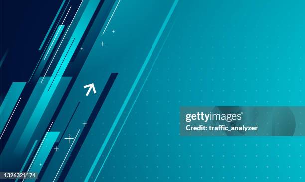 abstract blue technical background - teal stock illustrations