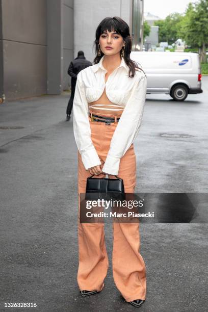 Maria Bernad attends the Jacquemus "La Montagne" show at La Cite Du Cinema on June 30, 2021 in Saint-Denis, France.