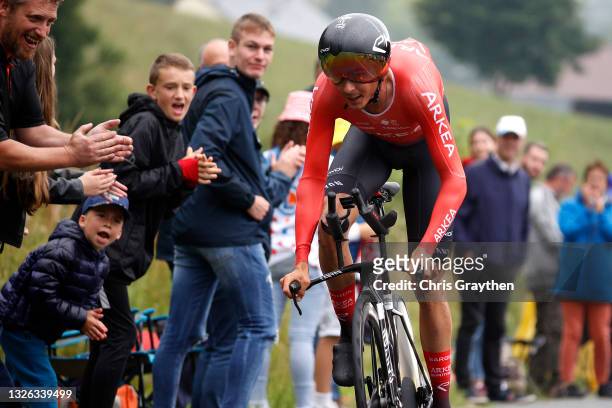 Warren Barguil of France and Team Arkéa Samsic during the 108th Tour de France 2021, Stage 5 a 27,2km Individual Time Trial stage from Changé to...