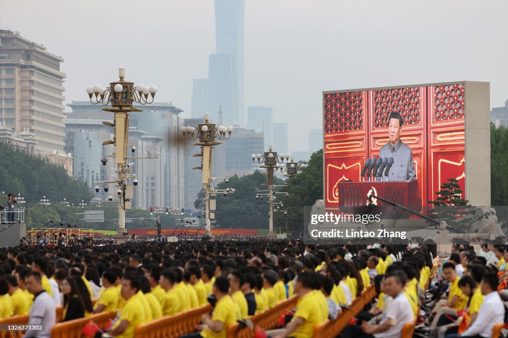 China Marks 100th Anniversary Of The Communist Party