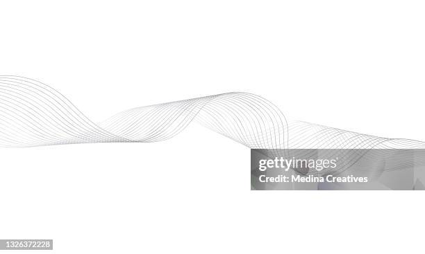 stockillustraties, clipart, cartoons en iconen met wavy lines abstract background design - wavy lines