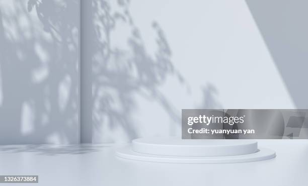 3d rendering  exhibition background - shadow 個照片及圖片檔