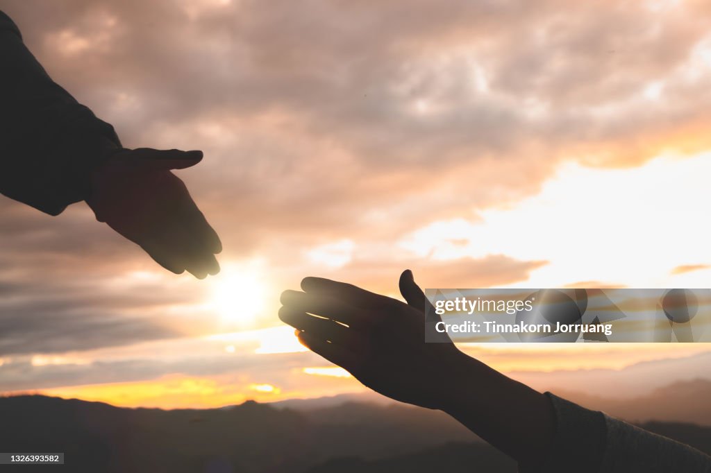 Step Help Hand Helping Hand Silhouette
