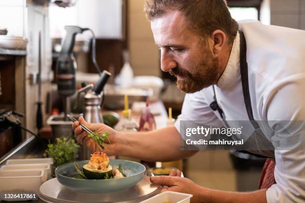 toques de chef profesional - cook fotografías e imágenes de stock