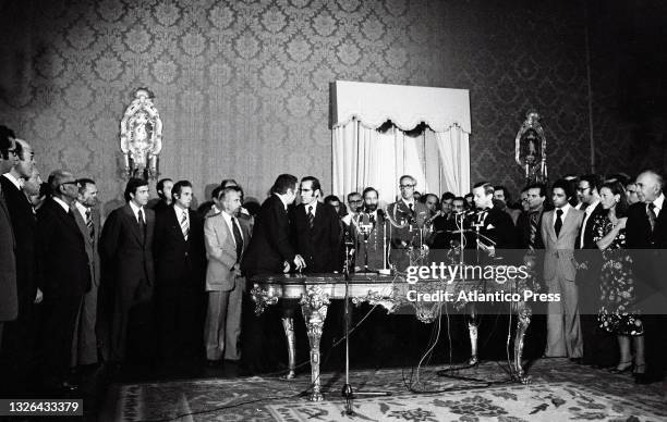 The First Constitutional Government, 1976-1978, General Ramalho Eanes, President of the Republic and Mário Soares, Prime Minister, took office on...