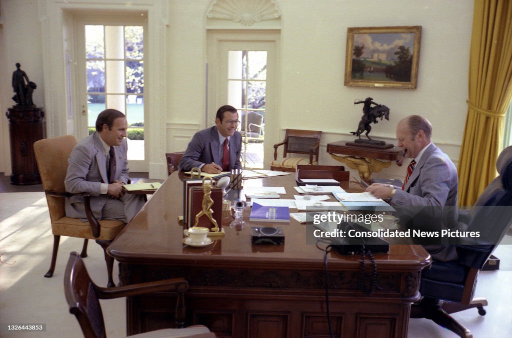 Cheney & Rumsfeld Meet Ford