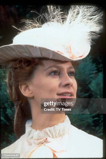 Actress Francesca Annis in character as Lillie Langtry in period drama Lillie, circa 1978.