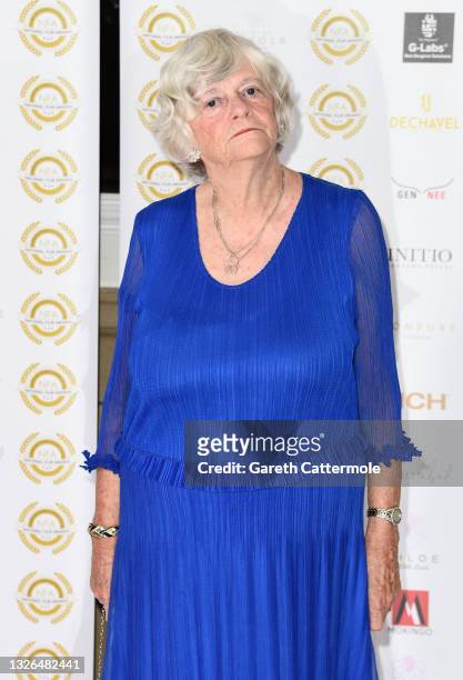 Ann Widdecombe attends the National Film Awards 2021 held at Porchester Hall on July 1, 2021 in London, England.