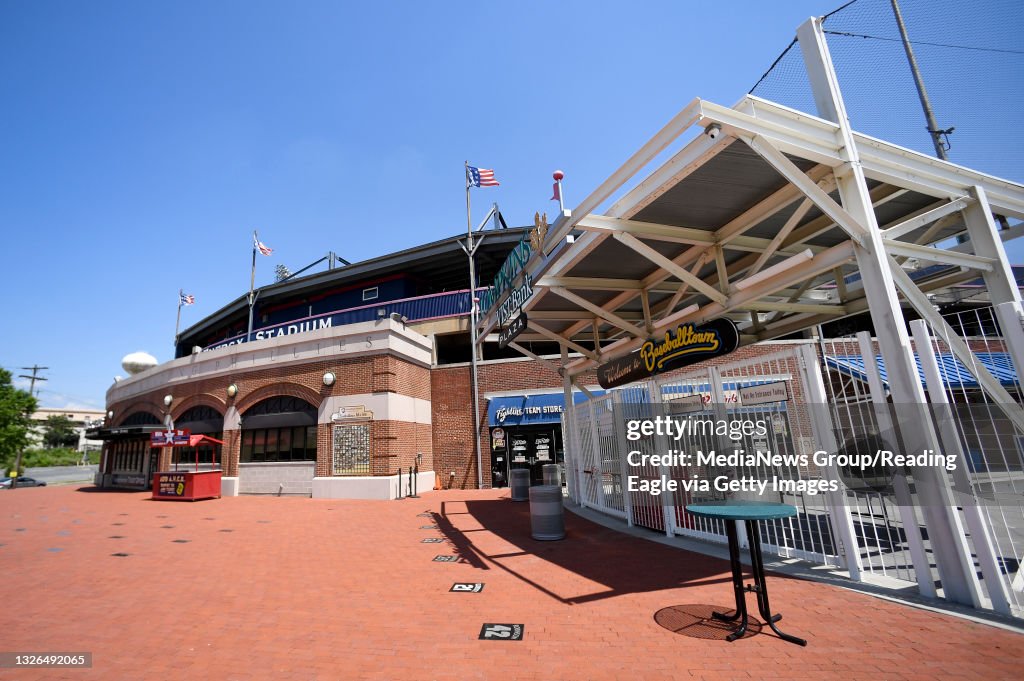 Reading Rockets Stadium An exterior photo of FirstEnergy Stadium in Reading, PA Wednesday ...