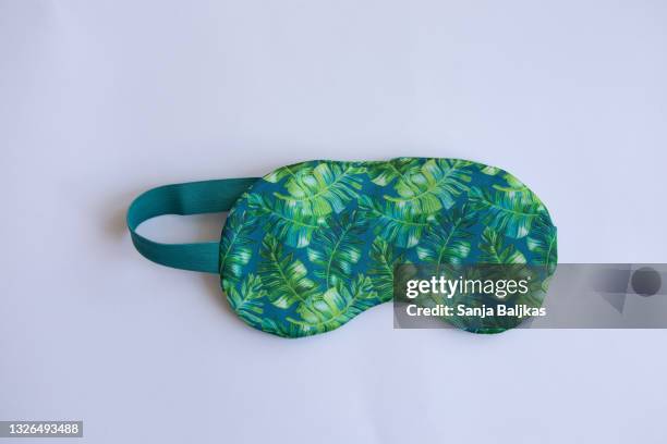 sleep mask tropical - augenmaske stock-fotos und bilder