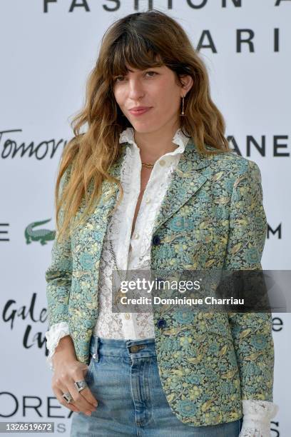 Lou Doillon attends the Andam Fashion Awards 2021 photocall on July 01, 2021 in Paris, France.