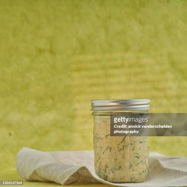 tartar sauce - mason jar stock pictures, royalty-free photos & images