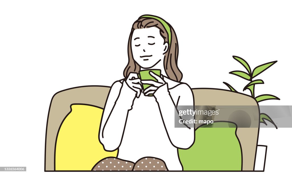 Woman relaxing