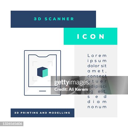 3D Scanner Icon 3D Scanner Icon