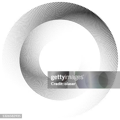 Halftone wheel of circles, angular size gradient. Two layers. Halftone wheel of circles, angular size gradient. Two layers.