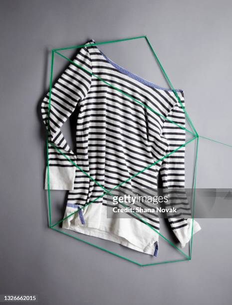 women's striped top - "shana novak" stock pictures, royalty-free photos & images