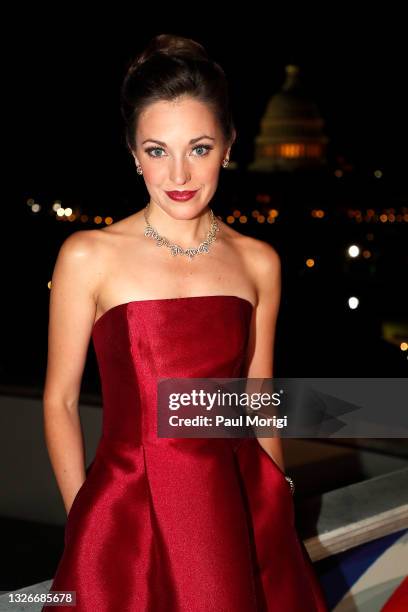 In this image released on July 02; Tony Award-nominated Broadway star Laura Osnes performs from Washington D.C., for A Capitol Fourth which airs on...