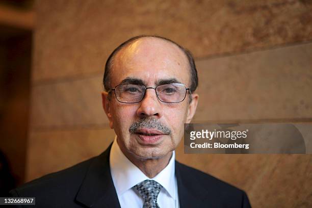Adi Godrej, chairman of the Godrej Group, looks on during an interview at the World Economic Forum India Economic Summit 2011 in Mumbai, India, on...