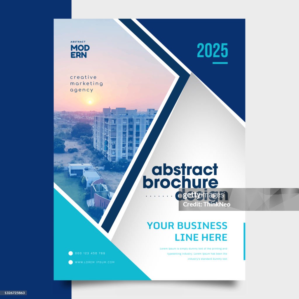 Template-Layout-Design mit Deckblatt für Firmenprofil, Jahresbericht, Broschüren, Flyer, Magazin, Buch. und Vektor a4 Größe