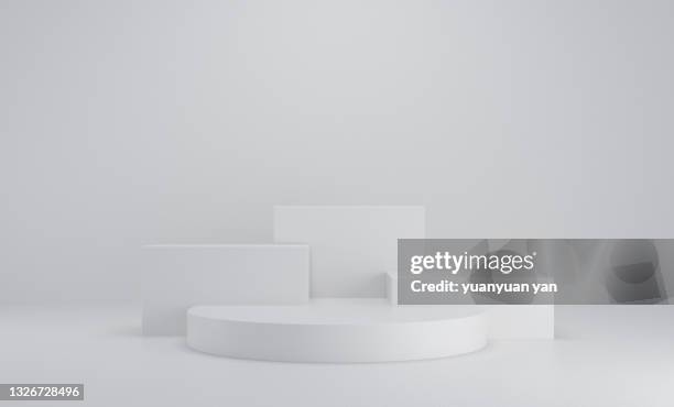3d rendering exhibition background - simple composition stock pictures, royalty-free photos & images