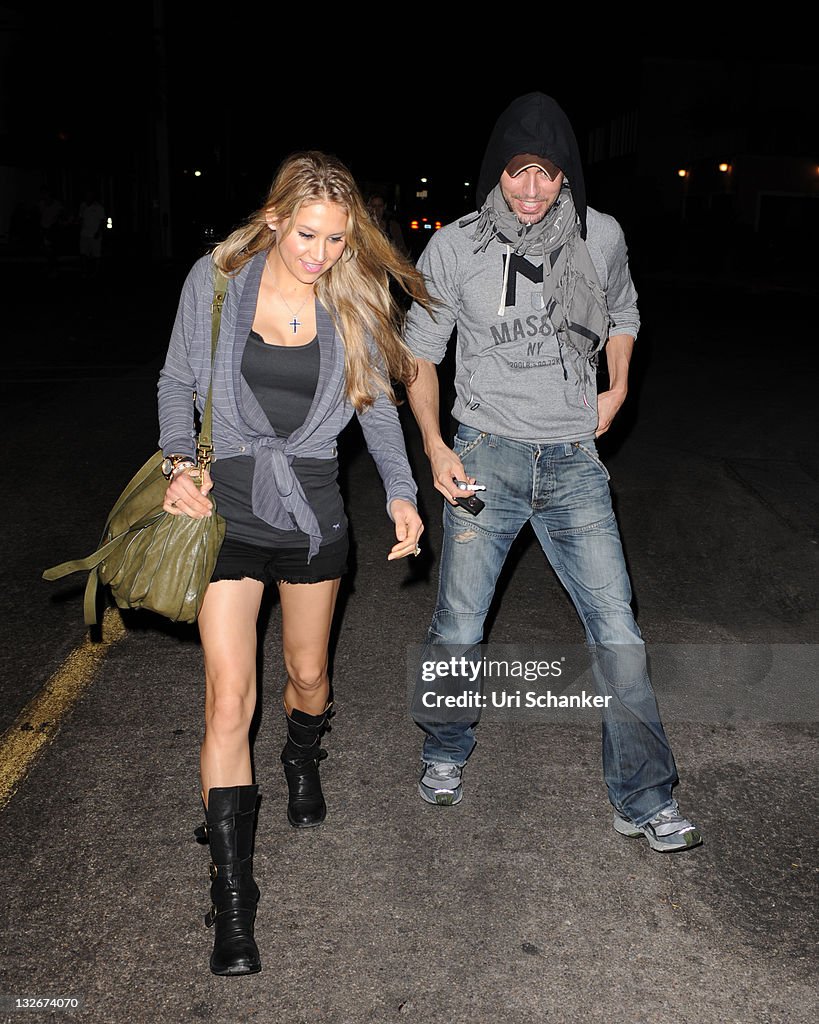 Celebrity Sightings In Miami - November 12, 2011