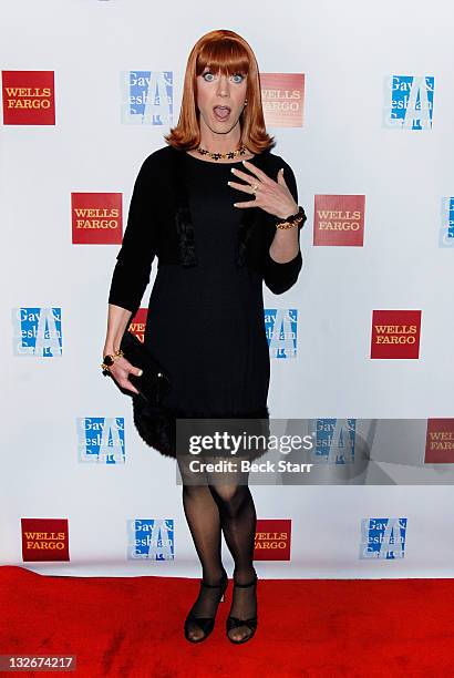 Entertainer/actress Coco Peru arrives at The L.A. Gay & Lesbian Center's "40 Years of Family" gala at Westin Bonaventure Hotel on November 12, 2011...