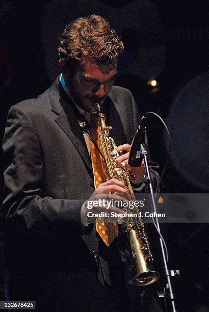 Jonathan Ragonese of Tin Can Buddah performs at Bomhard Theater on November 12, 2011 in Louisville, Kentucky.