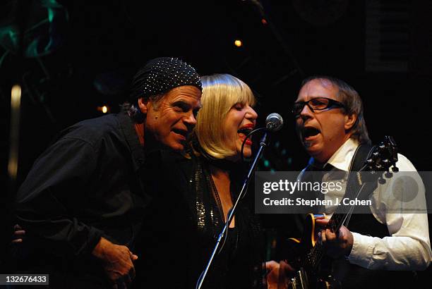 David White, Gail Wynters, and Mark Jones of Tin Can Buddah performs at Bomhard Theater on November 12, 2011 in Louisville, Kentucky.