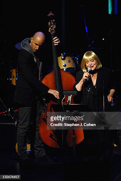 Matt Wigton and Gail Wynters of Tin Can Buddah performs at Bomhard Theater on November 12, 2011 in Louisville, Kentucky.