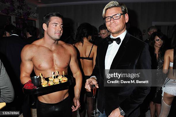 Phil Turner attends Phil Turner's 42nd Birthday hosted by Tamara Ecclestone at a private residence on November 12, 2011 in London, England.