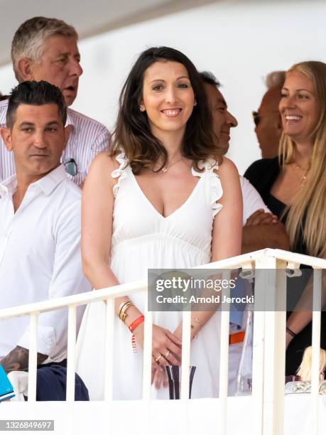 Jennifer Giroud attends the Grand Prix du Prince during the 15th international Monte-Carlo Jumping on July 03, 2021 in Monte-Carlo, Monaco.