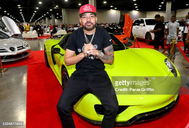 Envy attends DJ Envy's Drive Your Dreams Car Show at Georgia World Congress Center on July 03, 2021 in Atlanta, Georgia.
