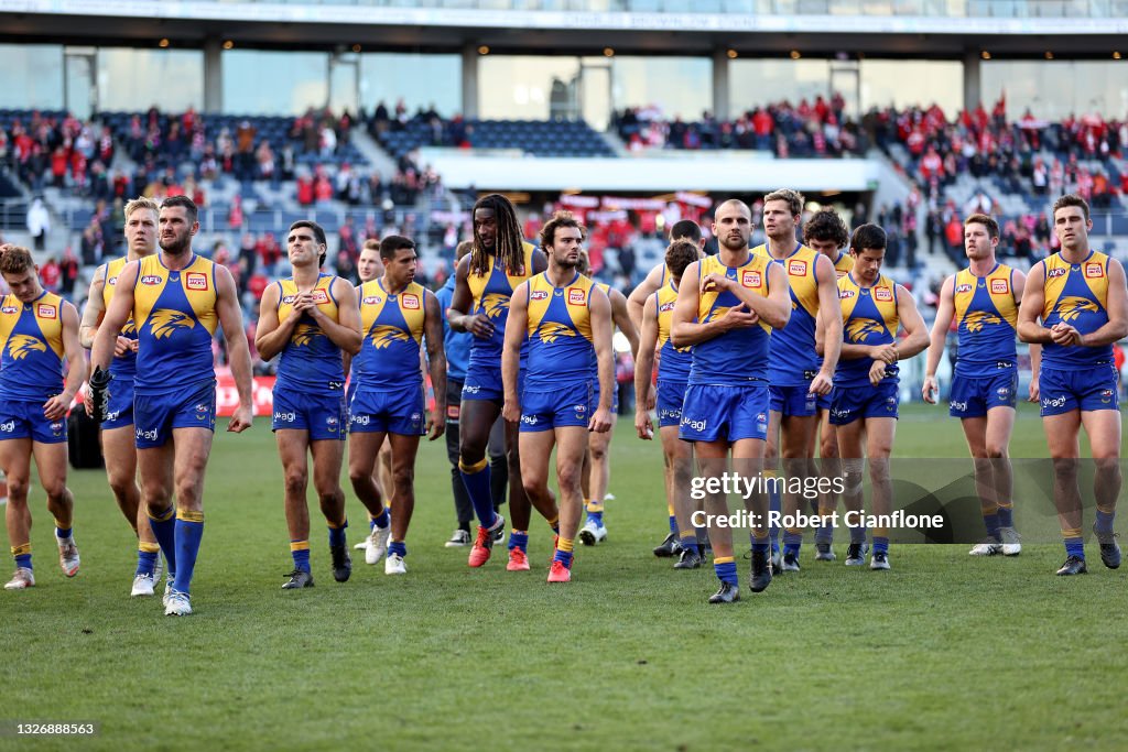 AFL Rd 16 - Sydney v West Coast