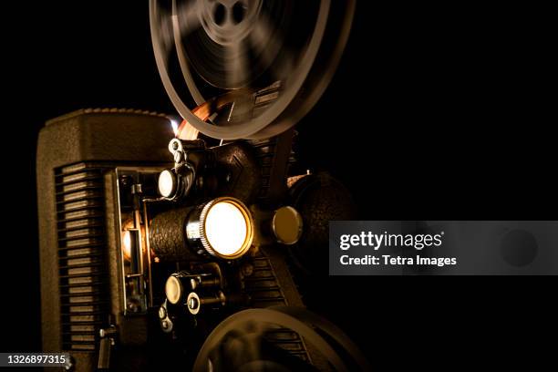 studio shot of old projector - film projector stock pictures, royalty-free photos & images
