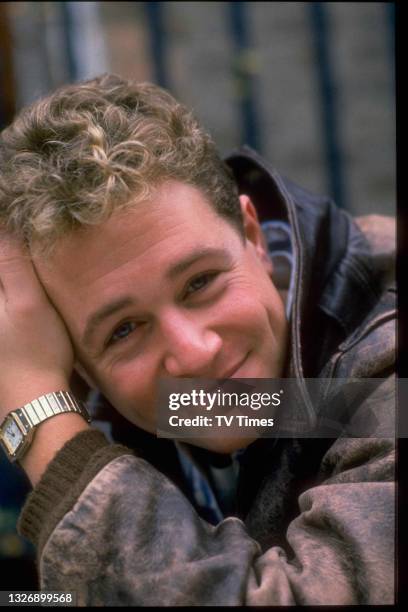 English singer Michael Ball, circa 1989.