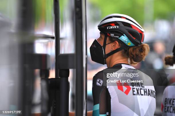 Janneke Ensing of Netherlands and Team BikeExchange at start during the 32nd Giro d'Italia Internazionale Femminile 2021, Stage 3 a 135km stage from...