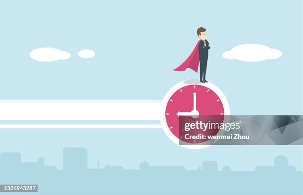 superman - superhero - office superman stock illustrations