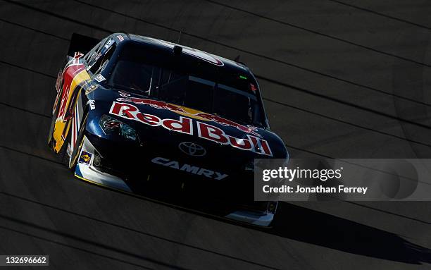 Kasey Kahne, driver of the Red Bull Toyota, races during the NASCAR Sprint Cup Series Kobalt Tools 500 at Phoenix International Raceway on November...