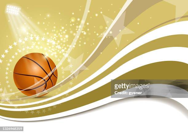 basketball show sign - making a basket stock illustrations
