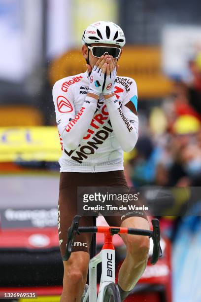 Ben O'connor of Australia and AG2R Citroën Team at arrival during the 108th Tour de France 2021, Stage 9 a 144,9km stage from Cluses to Tignes -...